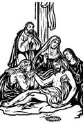 Station 13: Jesus is taken down from the cross