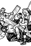 Station 7: Jesus falls the second time