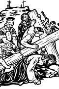 Station 9: Jesus falls the third time
