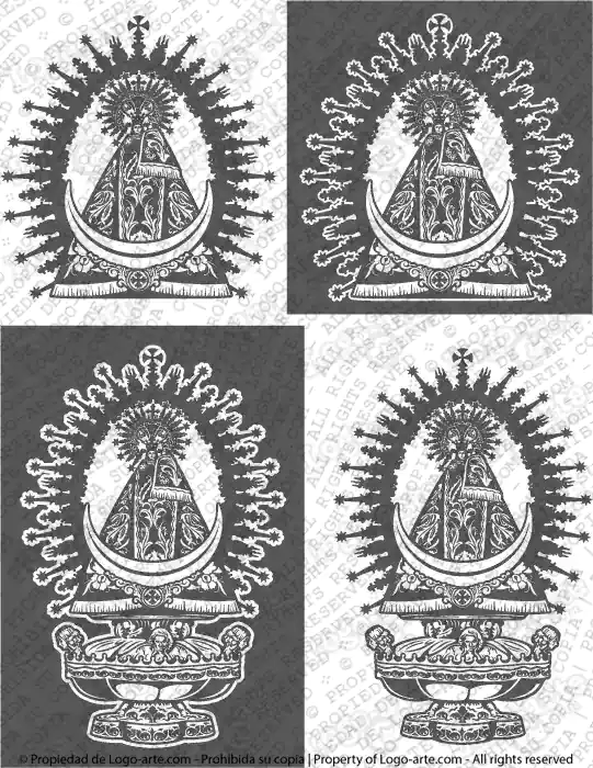 Immagini vettoriali di Nostra Signora di Tejeda disponibili per il download.
