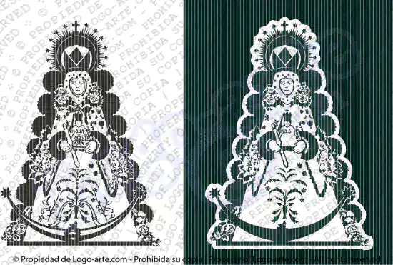 Immagini vettoriali della Madonna del Rocío disponibili per il download.