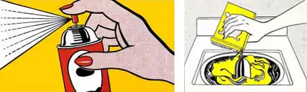 Spray y Washing Machine, de Roy Lichtenstein.