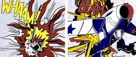 Whaam y Blam, obras de Roy Lichtenstein