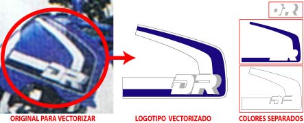 Proceso de vectorización para cortar vinilo en plotter (parte A).