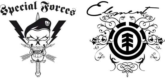 Vectorización de imágenes góticas y barrocas en blanco y negro para corte en plotter, grabado e impresión.