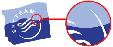 Detalle ampliado de imagen vectorial