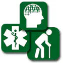 Símbolos médicos y de la salud vectorizados. Iconos de hospitales, farmacias y medicina.